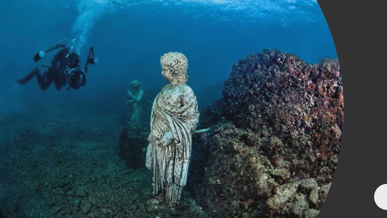 кадр из фильма Baïes, la cité antique engloutie