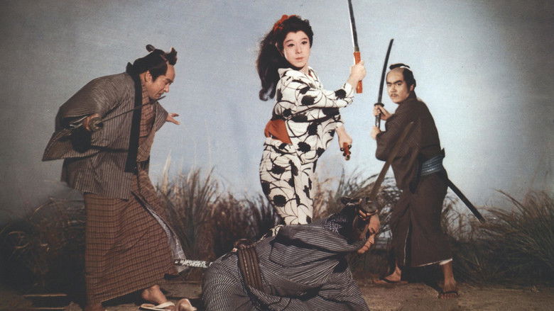 кадр из фильма めくらのお市物語 真赤な流れ鳥