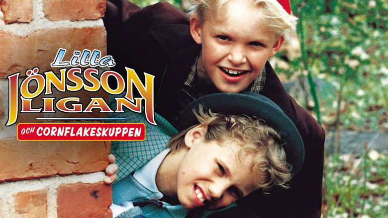 кадр из фильма Банда шкета Йонссона и Похищение кукурузных хлопьев