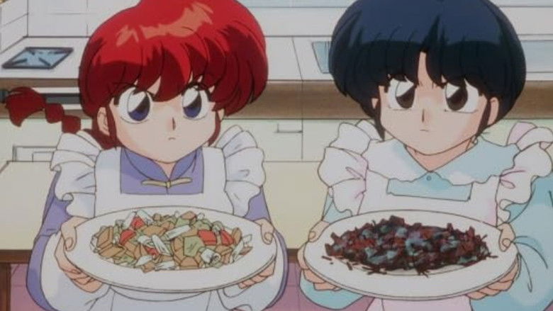 кадр из фильма Ranma 1/2 OVA 3: Akane Vs. Ranma: The One Who Inherits Mom's Recipes Will Be Me!
