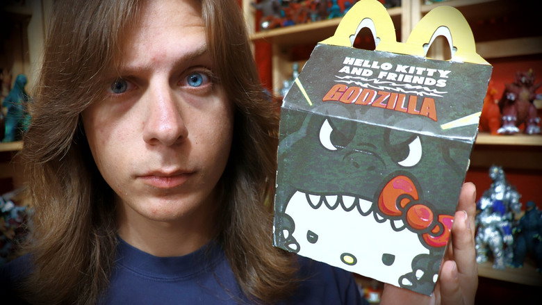 кадр из фильма Going to McDonald's to get the Hello Kitty Godzilla Happy Meal Toy