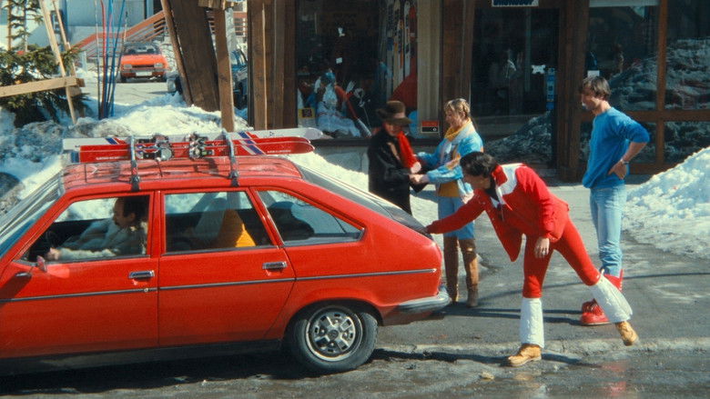 кадр из фильма Загорелые на лыжах