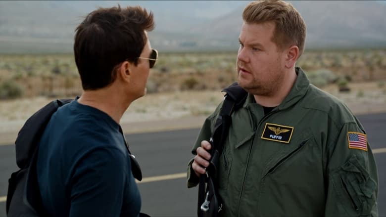 кадр из фильма James Corden's Top Gun Training with Tom Cruise