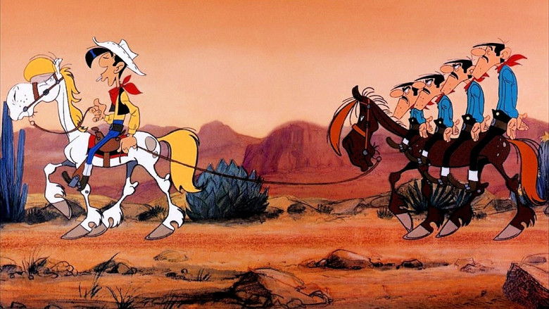 кадр из фильма Lucky Luke: La Ballade des Dalton