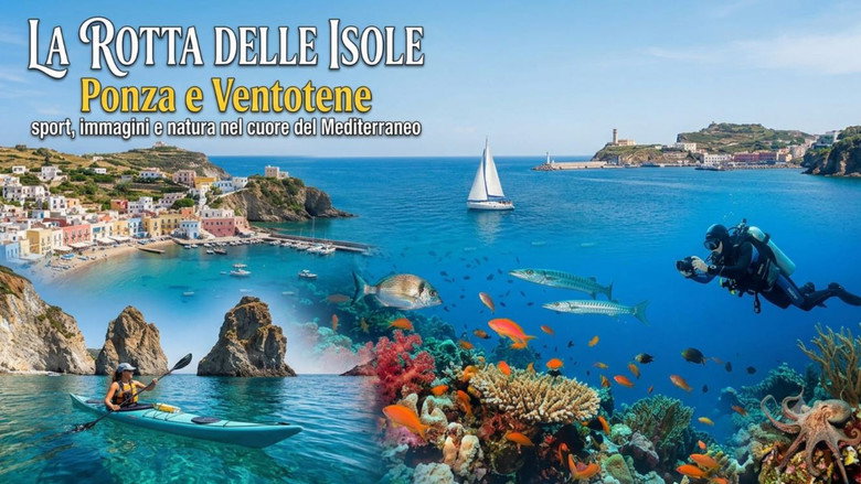 кадр из фильма LA ROTTA DELLE ISOLE – Ponza e Ventotene, sport, immagini e natura nel cuore del Mediterraneo