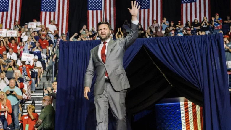 кадр из фильма J.D. Vance : la revanche d'une Amérique