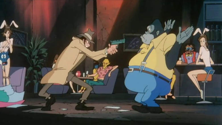 кадр из фильма Люпен III: Заговор клана Фума