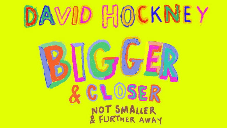 кадр из фильма David Hockney: Bigger & Closer (Not Smaller & Further Away)
