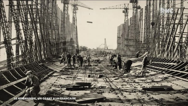 кадр из фильма Le Normandie, un géant à la française