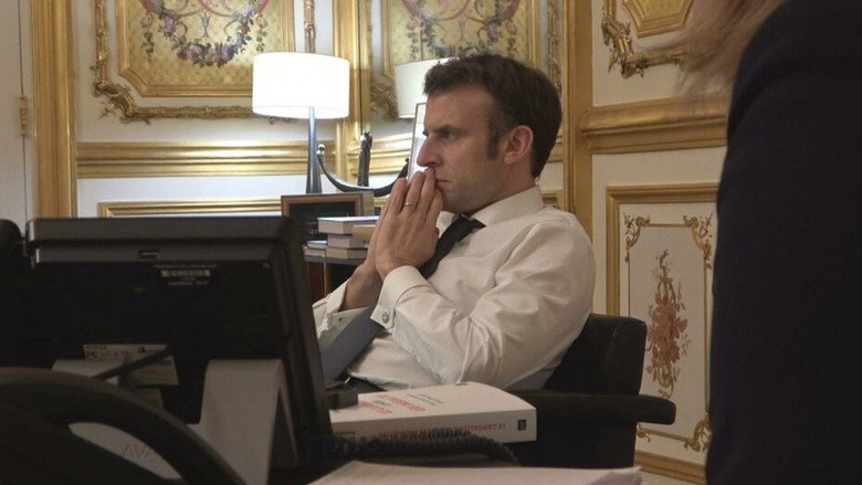 кадр из фильма Un président, l'Europe et la guerre