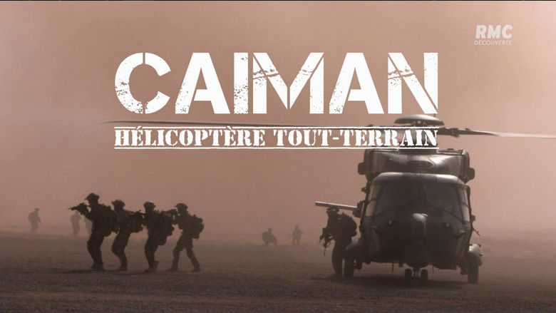кадр из фильма Caïman, hélicoptère tout-terrain