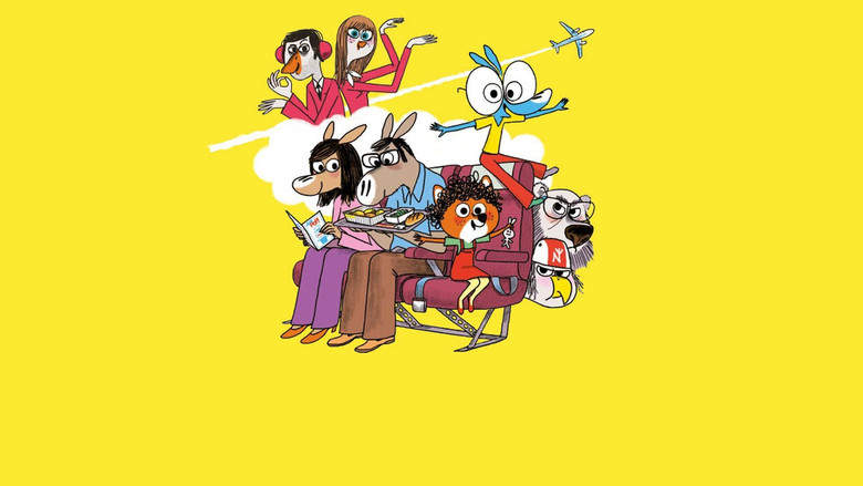 кадр из фильма Ariol prend l’avion (et autres têtes en l’air) !