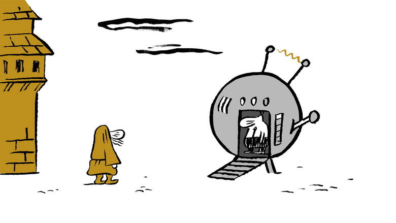 кадр из фильма one minute movies: Die Billigzeitmaschine