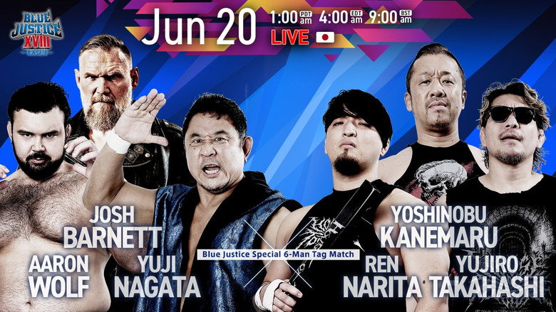 кадр из фильма NJPW Yuji Nagata Produce Blue Justice XVIII