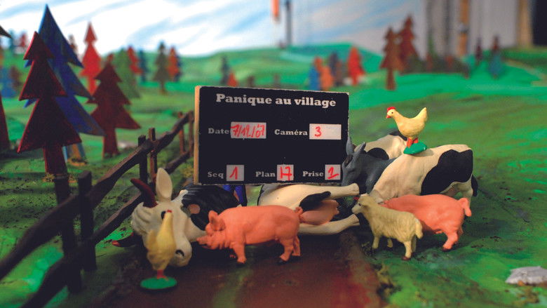 кадр из фильма Паника в деревне