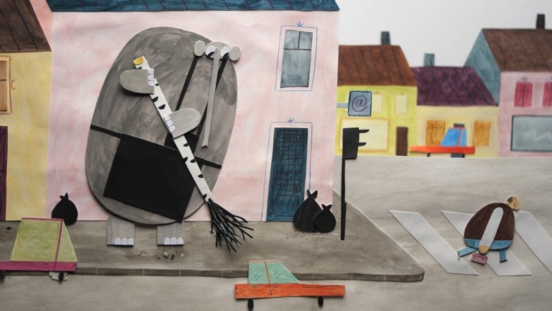 кадр из фильма Слон и Велосипед