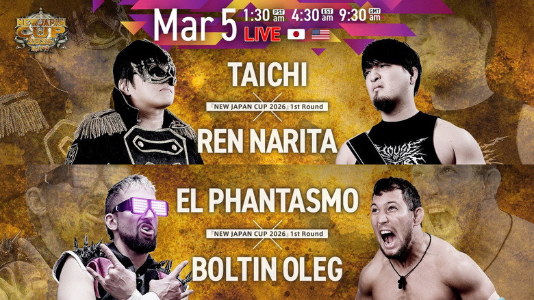 кадр из фильма NJPW New Japan Cup 2026 - Day 2