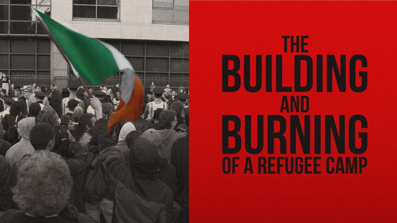 кадр из фильма The Building and Burning of a Refugee Camp