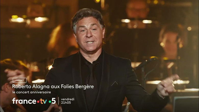 кадр из фильма Roberto Alagna aux Folies Bergère, le concert anniversaire