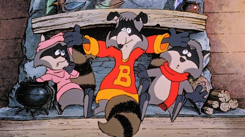 кадр из фильма The Christmas Raccoons