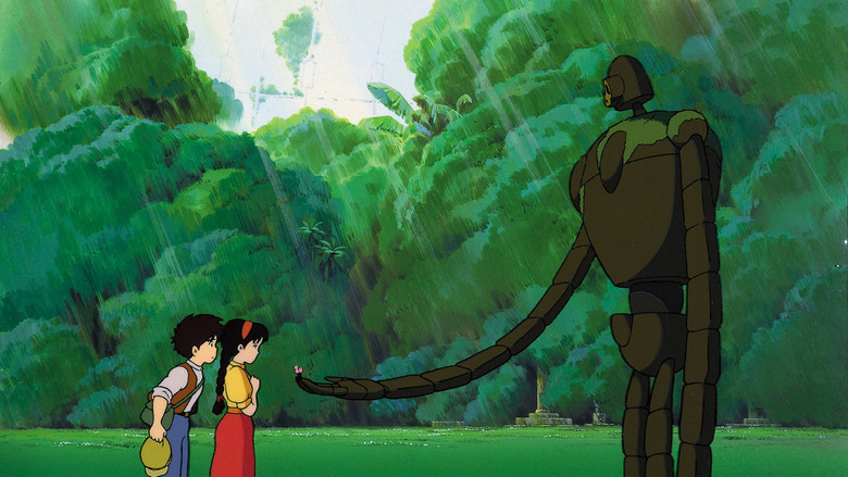 кадр из фильма Небесный замок Лапута