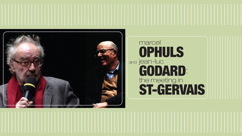 кадр из фильма Marcel Ophuls et Jean-Luc Godard, La rencontre de St-Gervais